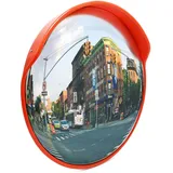 Wiltec Verkehrsspiegel 60 cm Konvex mit Schutzhaube