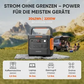 Jackery Explorer 2000 v2 Tragbare Powerstation 2200W