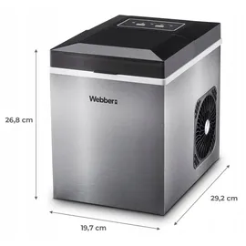 Webber Eiswürfelmaschine Eisherstellung, Grau