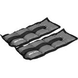 GORILLA SPORTS® Gewichtsmanschetten - 2er Set, Gewichte 1kg, 2kg, 3kg, 4kg, 5kg, 6kg, 7kg, 8kg, 10kg, Verstellbar - Fußgelenkgewichte, Armgewichte, Handgelenkgewichte, Handgelenk, Laufgewichte