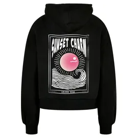 MERCHCODE Sunset Charm Hoodie Schwarz S
