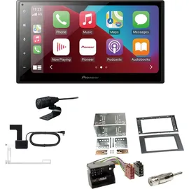 EHO Pioneer SPH-DA160DAB 2-DIN Autoradio Apple CarPlay Android Auto Bluetooth DAB USB passend für Ford C-Max 2003-2007 schwarz