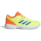 adidas Kinder Handballschuhe Court Stabil, Größe 35 in Gelb HIREYE/RAYBLU/LUOR