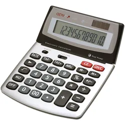 Genie 560 T, Desktop, Display-Rechner, 12 Ziffern, Display klappbar, Batterie/So