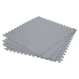 BESTWAY Pool-Bodenschutzfliesen Set grau 78 x 78 cm