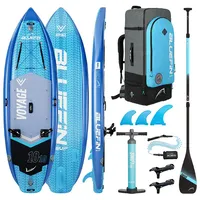 Bluefin Voyage 10'10 aufpumpbares Stand-up-Paddleboard| Das ultimative Activity-SUP-Paket| Paddleboard-Zubehör | SUP-Pumpe und -Set | Angelrutenhalterungen | Tragbar und reisefreundlich