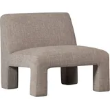 Woood Sessel Lavid Webstoff 74 x 73 x 84 cm Beige gepolstert