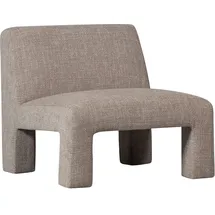 Woood Sessel Lavid Webstoff 74 x 73 x 84 cm Beige gepolstert