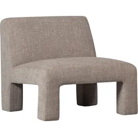 Woood Sessel Lavid Webstoff 74 x 73 x 84 cm Beige gepolstert