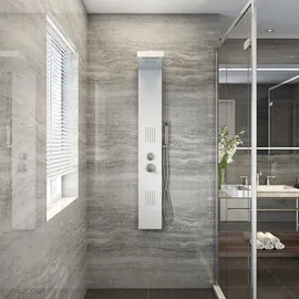 Home Deluxe Duschpaneel CASCATA weiß