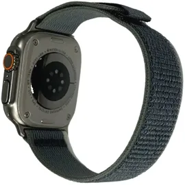 Apple Watch Ultra 2 GPS + Cellular 49 mm Titangehäuse natur, Trail Loop grün/grau S/M