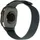Apple Watch Ultra 2 GPS + Cellular 49 mm Titangehäuse natur, Trail Loop grün/grau S/M