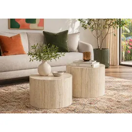 Actona Dice Beige Steinoptik 58 x 40 cm
