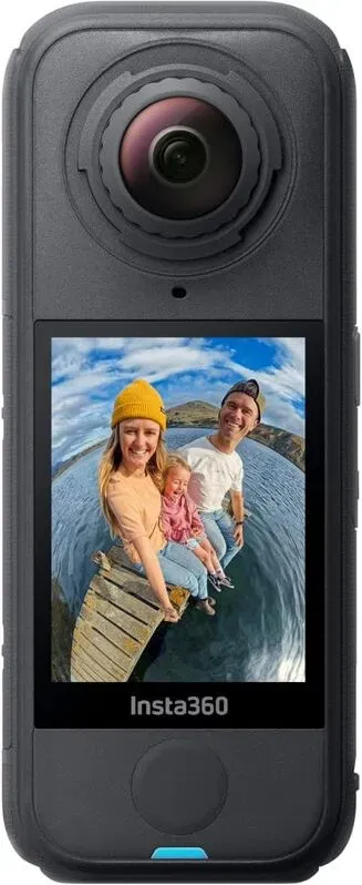 Insta360 X4 Air - leichte 165 g 8K 360° Kamera, unsichtbarer Selfie-Stick-Effekt, austauschbare Objektive, zuerst aufnehmen & später rahmen, integrierter Windschutz, FlowState-Stabilisierung, KI-gestützte App