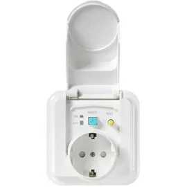 Sygonix SY-5775152 1fach Unterputz-Fehlerstrom-Sicherheitssteckdose erhöhter Berührungsschutz IP44