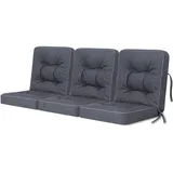 Bjird Bankauflage 180 x 60 x 5 cm blau 3 St.