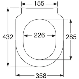 Villeroy & Boch Architectura WC-Sitz Weiß