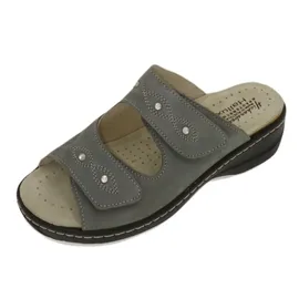 Hickersberger Milano Hallux Pantolette grau, Größe 40