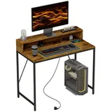 Homcom Computertisch, Spanplatte, Stahl