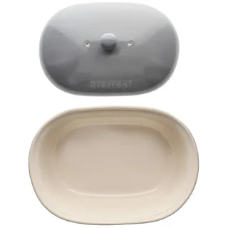 Mambocat Oskar Brottopf in Grau aus weißem Ton - 1975