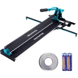 VEVOR Profi Fliesenschneider mit einer Gesamtschnittlänge von 1200mm Schnittstärke 4-15mm Mindest Schnittbreite 25mm Fliesenschneidmaschine inkl Extra