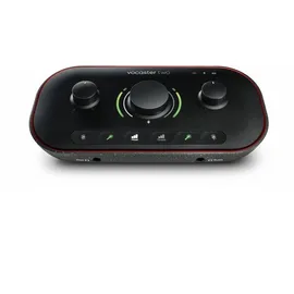 FOCUSRITE Vocaster zwei Podcast-Interface Mit 2 Mikrofoneingängen und 2 Kopfhörerausgängen