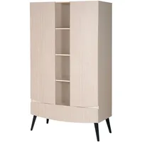 Schardt Kinderkleiderschrank Smile 2-türig Buche lackiert beige