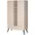 Schardt Kinderkleiderschrank Smile 2-türig Buche lackiert beige