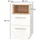 Vicco Nachtschrank Beatrice 36 x 36 x 68 cm Weiß