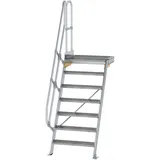Günzburger MUNK Aluminium-Treppe Plattform 60° 7 Stufen