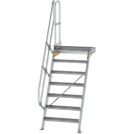 Günzburger MUNK Aluminium-Treppe Plattform 60° 7 Stufen