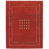 Morgenland »Gabbeh Teppich handgeknüpft rot«, rechteckig, handgeknüpft, rot
