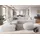 sit&more Ecksofa SIT & MORE "Cadabra L-Form", silber, B:356cm H:80cm T:292cm, Samtoptik (100% Polyester);Soft clean (98% Polyester, 2% Polyamid);Struktur fein (100% Polyester), Sofas, Ecksofa, Breite 356 cm, mit Sitztiefenverstellung