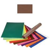 NEU Transparentpapier/Drachenpapier, 35x50 cm, 25 Bogen, Braun