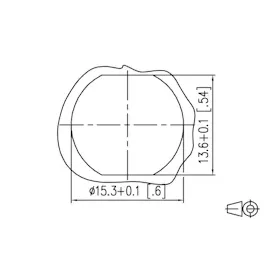 Metz CONNECT Verbindungsleitung M12 BU-M12 ST, 8-pol X-kodiert, gerade-gerade, 1 m