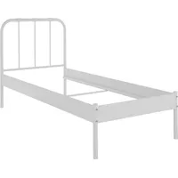 Domus living Ariel | Bett 90 cm Weißes Metall