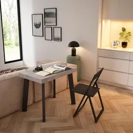 SKRAUT HOME Ausziehtisch 262 x 73 x 90 cm grau