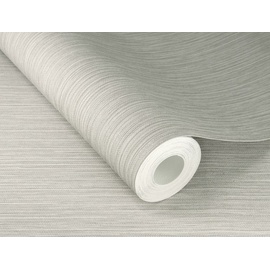 Rasch Textil Rasch Vliestapete 537680 Grau-Hellgrau Uni 10,05 m x 0,53 m