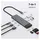 TP-Link UH7021C USB Typ-C, 5000 Mbit/s, Aluminium, Schwarz