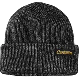 Carhartt Herren Rib Knit Patch Beanie-Mütze, Schwarz, Einheitsgröße - Einheitsgröße