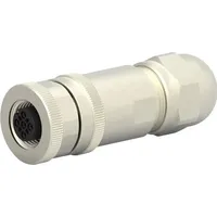 TE Connectivity T4110012021-000 Sensor-/Aktor-Steckverbinder, unkonfektioniert M12 Buchse, gerade Polzahl