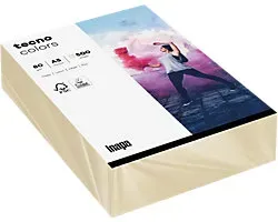 tecno DIN A5 Farbiges Papier Creme 80 g/m2 500 Blatt