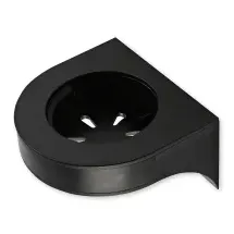 Hygostar Hygostar® Wandhalterung für Pumpspender, 1-fach, aus Kunststoff schwarz