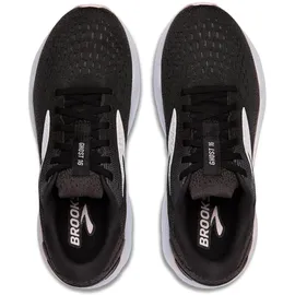 Brooks Ghost 16 Damen Schwarz / Weiß / Orchid Ice 36,5
