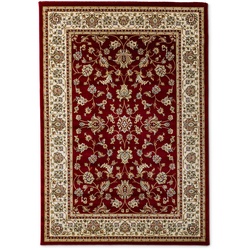 Orientteppich Kaschan 160 x 230 cm Polypropylen Rot