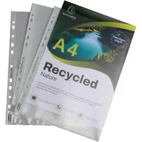 Exacompta 25 Exacompta Prospekthüllen Forever DIN A4 transparent genarbt