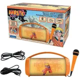 Lexibook Lexibook, Naruto, Leuchtender kabelloser Lautsprecher mit Mikrofon, Stereo-Sound, Karaoke-Funktion, USB- und SD-Karten-Anschluss, Wiederaufladbarer Akku, Tragegriff, BTP585NAZ
