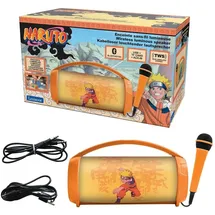 Lexibook Lexibook, Naruto, Leuchtender kabelloser Lautsprecher mit Mikrofon, Stereo-Sound, Karaoke-Funktion, USB- und SD-Karten-Anschluss, Wiederaufladbarer Akku, Tragegriff, BTP585NAZ