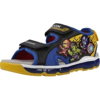 GEOX Android Sandalen Black / Royal 35