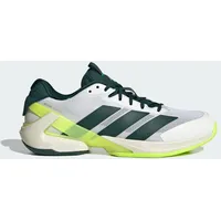 Adidas Adizero Ubersonic 5 Tennisschuh WEISS|khakigrün|HELLGELB 46 2/3